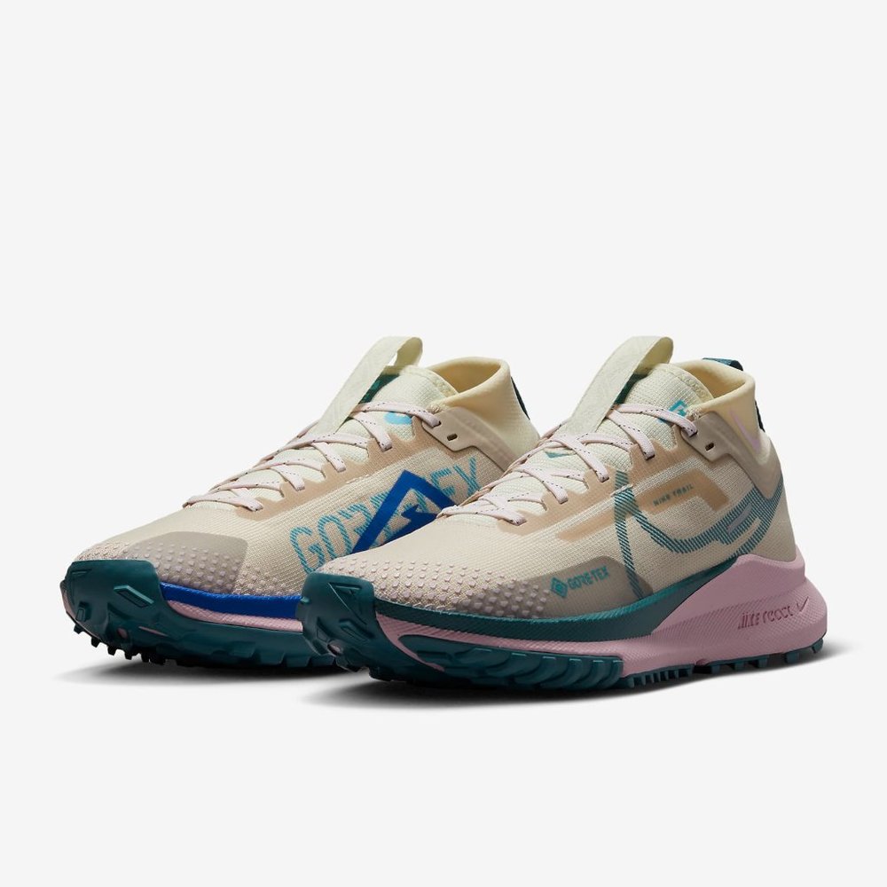 Nike React Pegasus Trail 4 GTX Womens Running Shoes Tan DJ7929-100 NEW Multi Sz - Picture 5 of 10